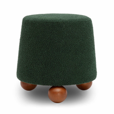 Jaine Boucle Stool by TOV Furniture at Eve Furniture