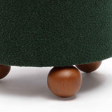 Jaine Boucle Stool by TOV Furniture at Eve Furniture