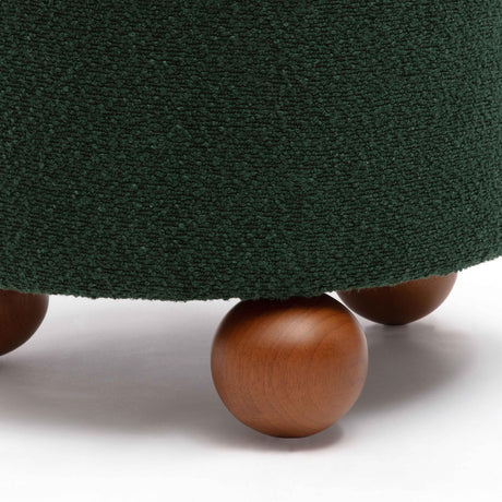 Jaine Boucle Stool by TOV Furniture at Eve Furniture