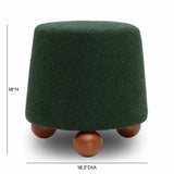 Jaine Boucle Stool by TOV Furniture at Eve Furniture