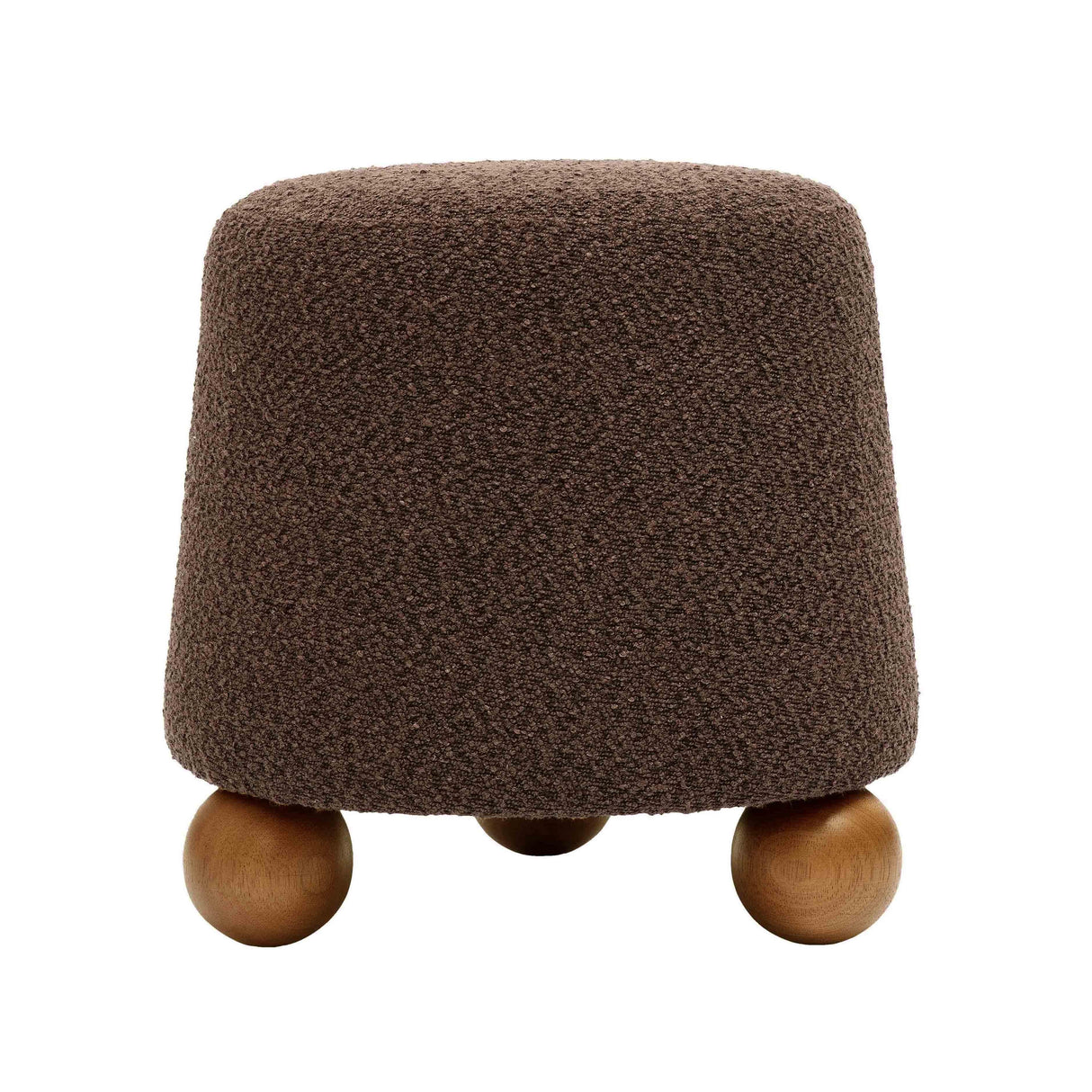 Jaine Boucle Stool by TOV Furniture at Eve Furniture