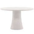 Jemina Outdoor Dining Table, White by Dovetail at Eve Furniture