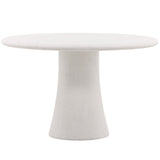 Jemina Outdoor Dining Table, White by Dovetail at Eve Furniture