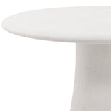 Jemina Outdoor Dining Table, White by Dovetail at Eve Furniture