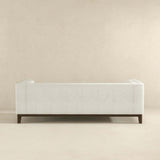 Melissa Mid-Century White Boucle Modern Sofa by Ashcroft Imports at Eve Furniture