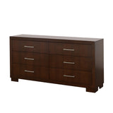 Jessica Cappuccino 6-Drawer Dresser by Coaster at Eve Furniture