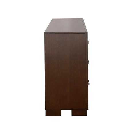 Jessica Cappuccino 6-Drawer Dresser by Coaster at Eve Furniture