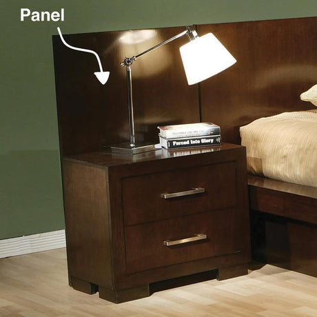 Jessica Cappuccino Nightstand Panels (Set of 2) by Coaster at Eve Furniture