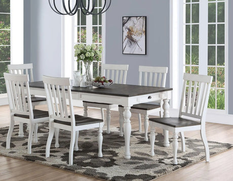 Joanna 64-80 inch Dining Table w/ 16″Leaf by Steve Silver at Eve Furniture