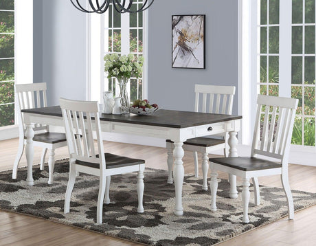 Joanna 64-80 inch Dining Table w/ 16″Leaf by Steve Silver at Eve Furniture