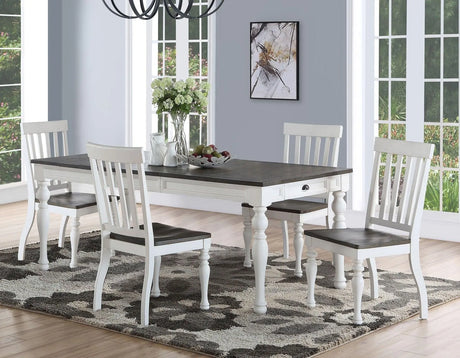 Joanna 64-80 inch Dining Table w/ 16″Leaf by Steve Silver at Eve Furniture