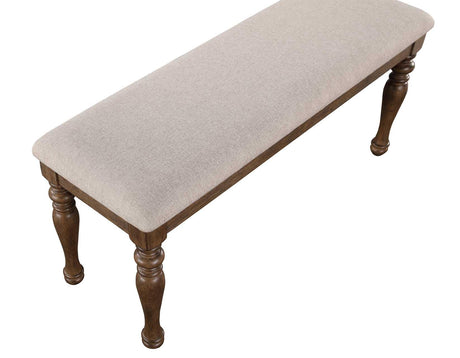Joanna Bench, Brown by Steve Silver at Eve Furniture
