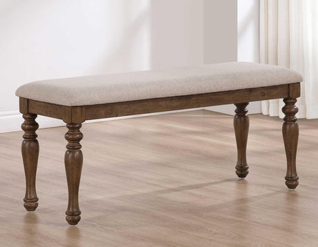 Joanna Bench, Brown by Steve Silver at Eve Furniture