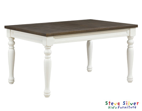 Joanna Ivory/Mocha 5-Piece Kids Dining Set by Steve Silver at Eve Furniture