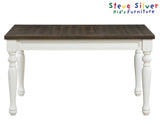 Joanna Mocha/Ivory Kids Dining Table by Steve Silver at Eve Furniture