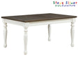 Joanna Mocha/Ivory Kids Dining Table by Steve Silver at Eve Furniture