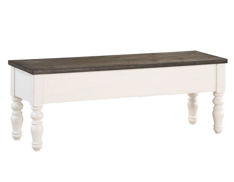 Joanna Two Tone Storage Bench by Steve Silver at Eve Furniture