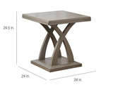 Jocelyn End Table, Grey by Steve Silver at Eve Furniture