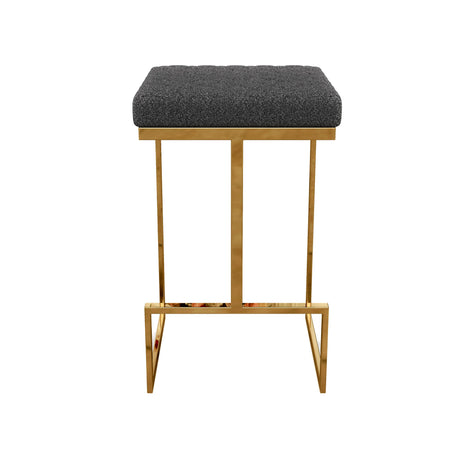 Joel Grey Boucle Counter Stool by Ashcroft Imports at Eve Furniture