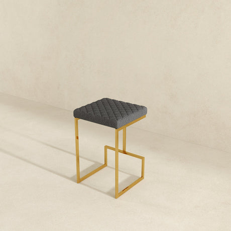 Joel Grey Boucle Counter Stool by Ashcroft Imports at Eve Furniture