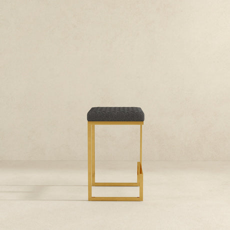 Joel Grey Boucle Counter Stool by Ashcroft Imports at Eve Furniture
