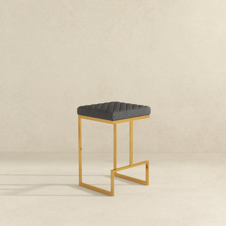 Joel Grey Boucle Counter Stool by Ashcroft Imports at Eve Furniture