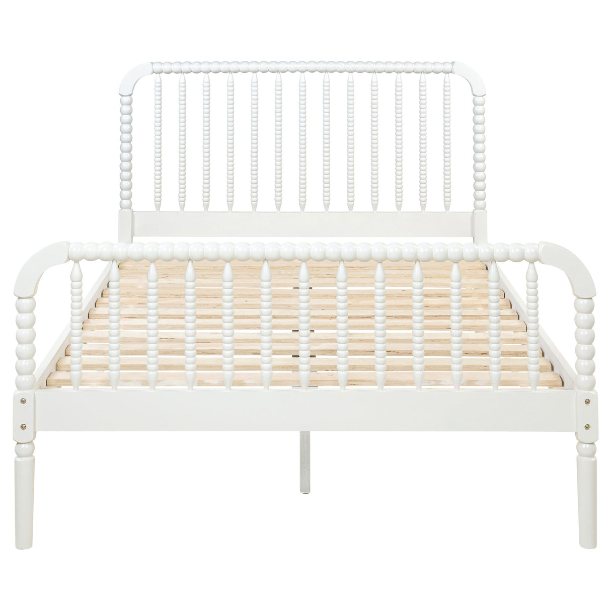 Jones White Wood Full Open Frame Bed by Coaster at Eve Furniture
