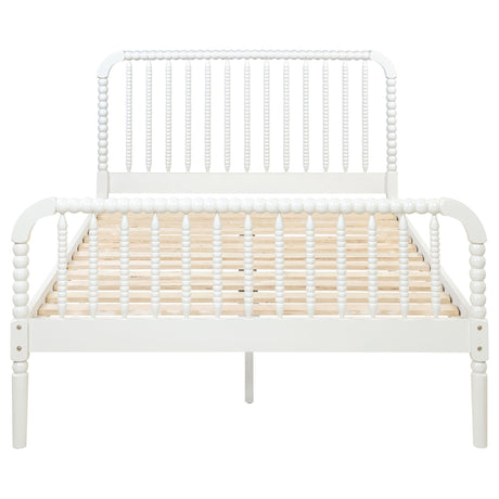 Jones White Wood Full Open Frame Bed by Coaster at Eve Furniture