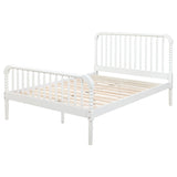 Jones White Wood Full Open Frame Bed by Coaster at Eve Furniture