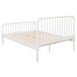 Jones White Wood Full Open Frame Bed by Coaster at Eve Furniture