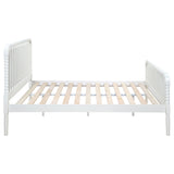 Jones White Wood Full Open Frame Bed by Coaster at Eve Furniture