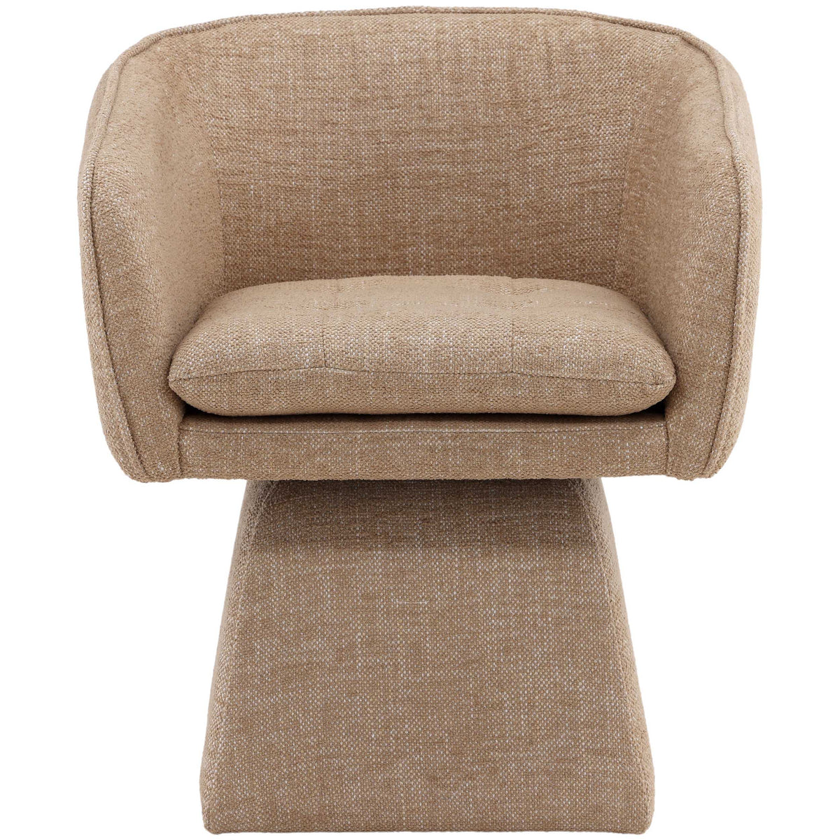 Jonie Swivel Dining Chair, Camel by Dovetail at Eve Furniture