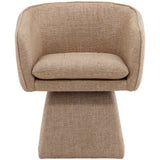 Jonie Swivel Dining Chair, Camel by Dovetail at Eve Furniture