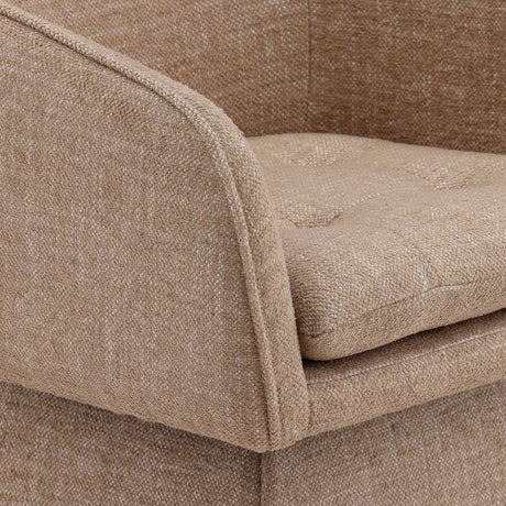Jonie Swivel Dining Chair, Camel by Dovetail at Eve Furniture