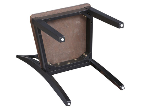 Joplin Walnut/Ebony Solid Wood Dining Chair, Set of 2 by Steve Silver at Eve Furniture