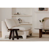 Joy Deep Red Accent Table by Moe's Home at Eve Furniture