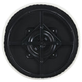 Joyce Upholstered Barrel Back Swivel Chair White by Coaster at Eve Furniture