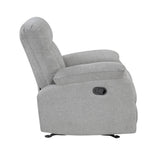 Jules Gray Rocker Reclining Chair by Homelegance at Eve Furniture