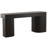 Juna Console Table, Black by Dovetail at Eve Furniture