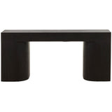 Juna Console Table, Black by Dovetail at Eve Furniture