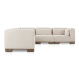 June Oatmeal Classic L Shaped Modular Sectional by Moe's Home at Eve Furniture