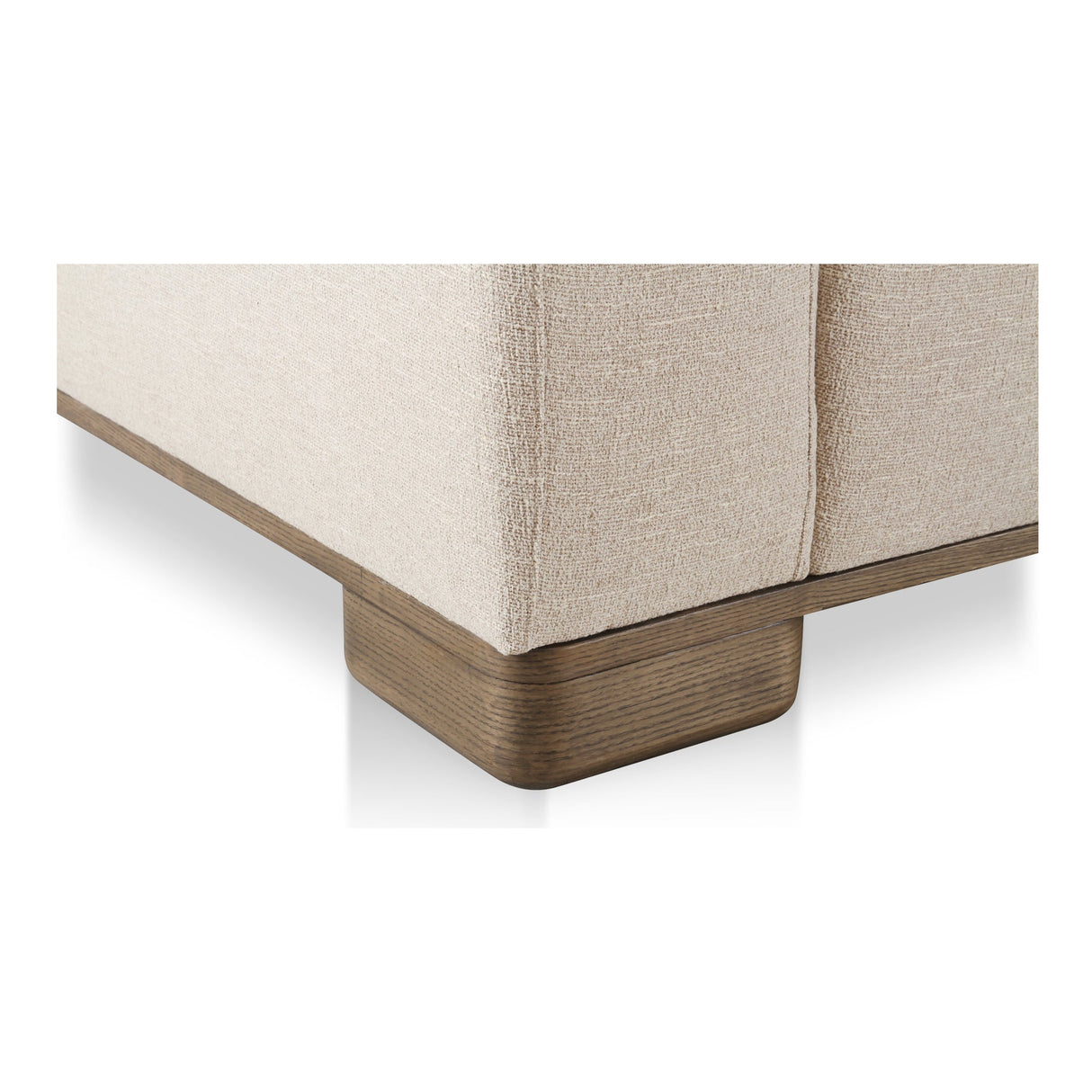 June Oatmeal Classic L Shaped Modular Sectional by Moe's Home at Eve Furniture
