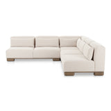 June Oatmeal Corner Modular Sectional by Moe's Home at Eve Furniture