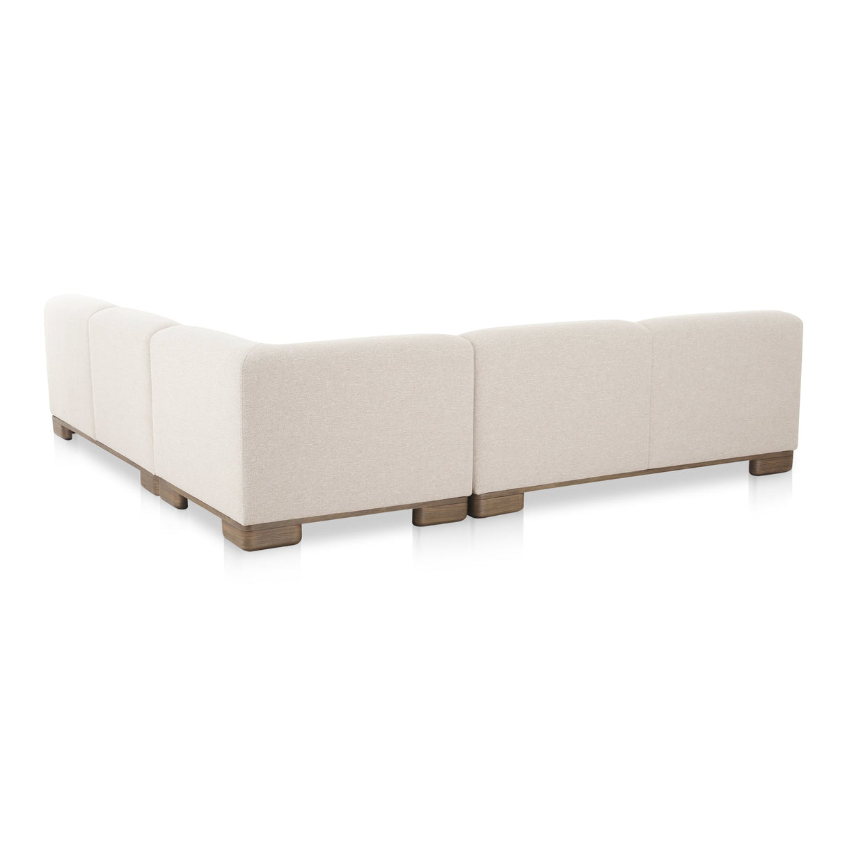 June Oatmeal Corner Modular Sectional by Moe's Home at Eve Furniture