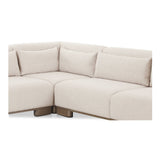 June Oatmeal Corner Modular Sectional by Moe's Home at Eve Furniture