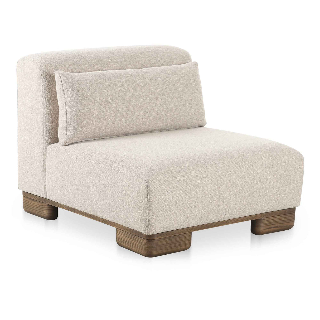 June Oatmeal Slipper Chair