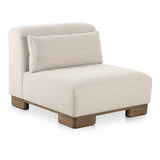 June Oatmeal Slipper Chair