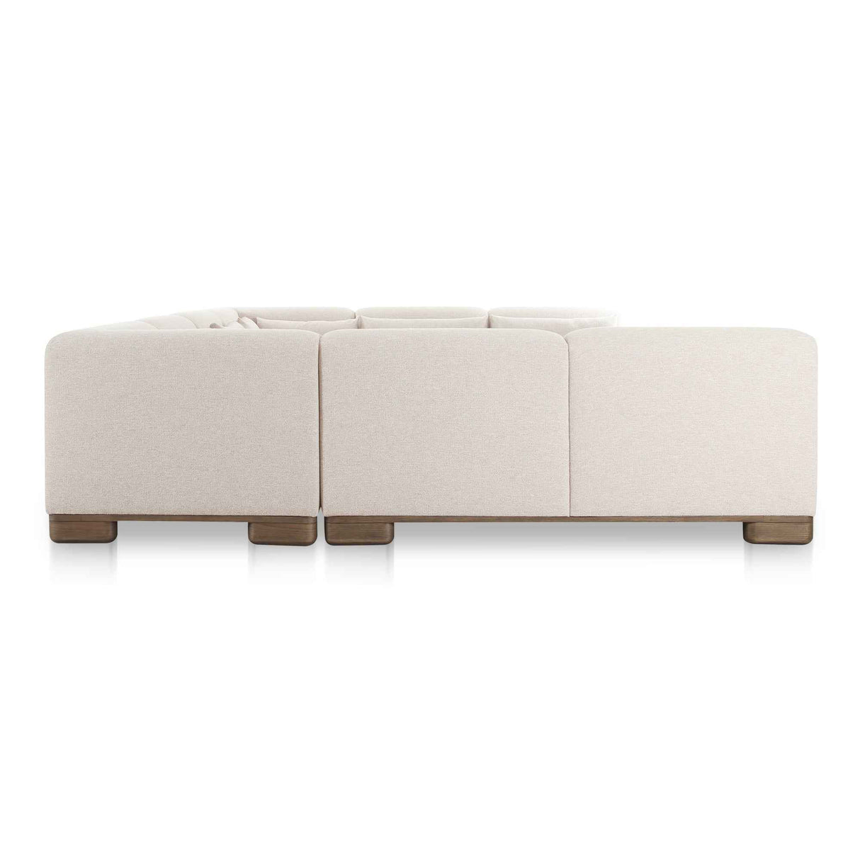 June Oatmeal U Shaped Modular Sectional by Moe's Home at Eve Furniture