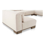 June Oatmeal U Shaped Modular Sectional by Moe's Home at Eve Furniture
