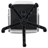 Kaffir White/Silver Adjustable Height Office Chair by Coaster at Eve Furniture